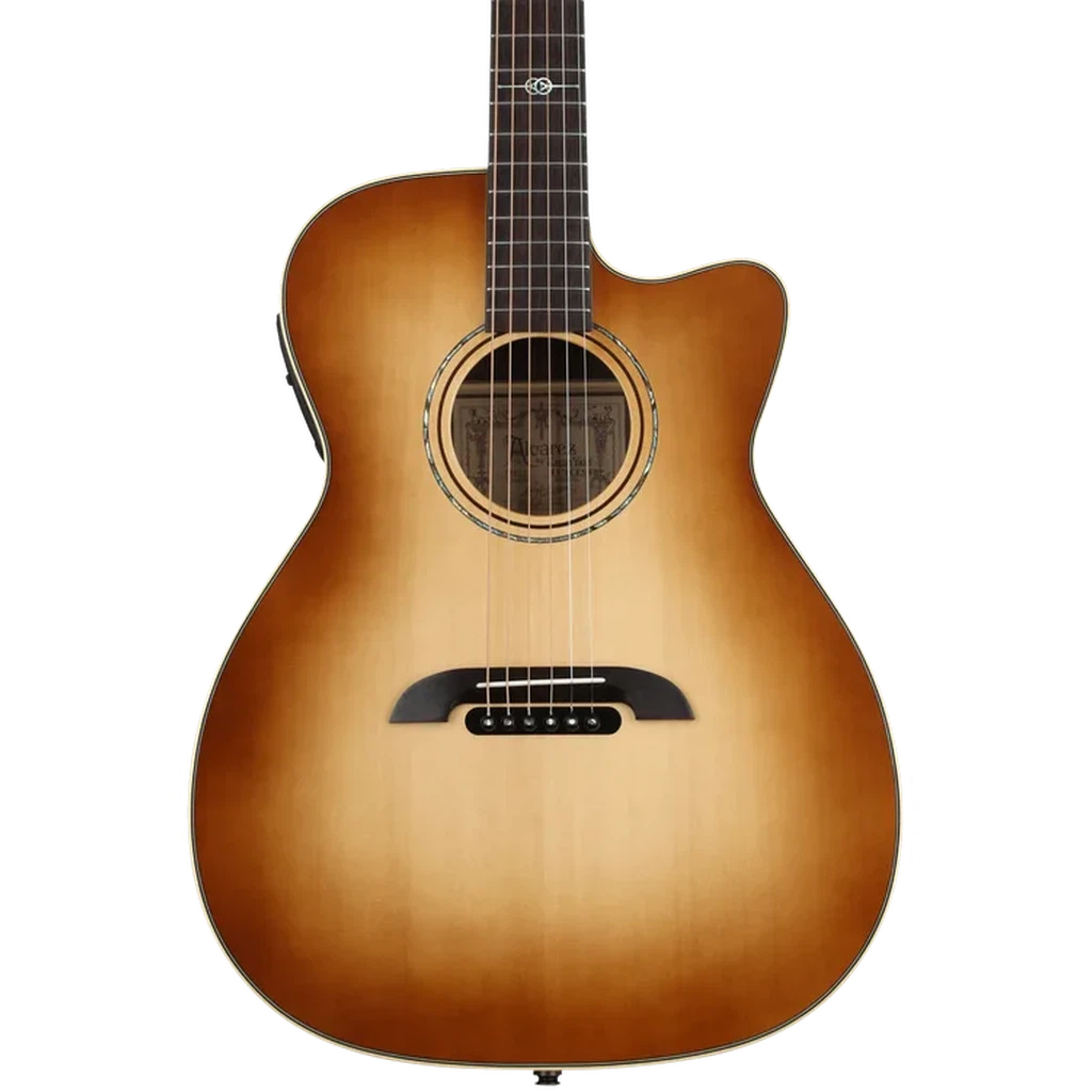 Alvarez Yairi FY70CESHB Standard Folk/OM Acoustic Electric Guitar - Shadow Burst