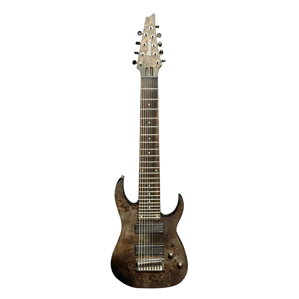 Ibanez Axe Design Lab RG9PB 9-string Electric Guitar - Transparent Gray Flat