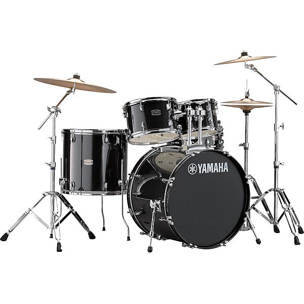 Yamaha RDP2F5 Rydeen 5-piece Shell Pack - Black Glitter with HW-680W Hardware Pack