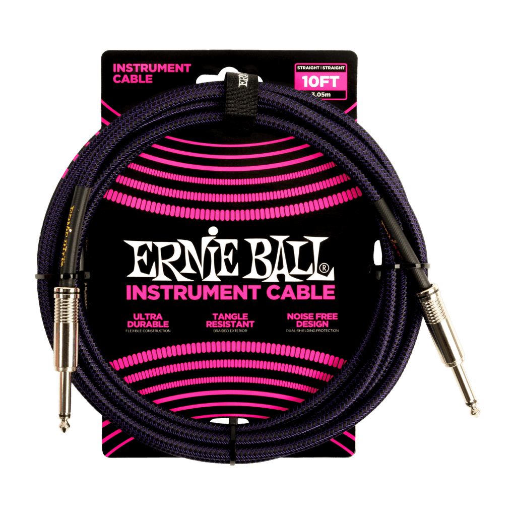 Ernie Ball Braided 10ft Instrument Cable