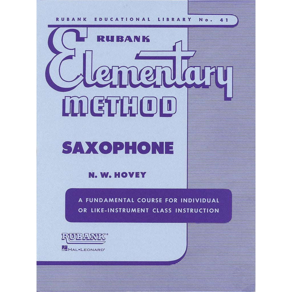 Hal Leonard Rubank Elementary Method for Band - Saxophone