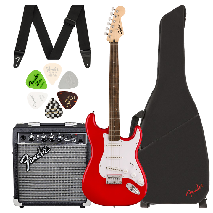 Squier Sonic Stratocaster HT Electric Guitar with Fender Frontman 10G
