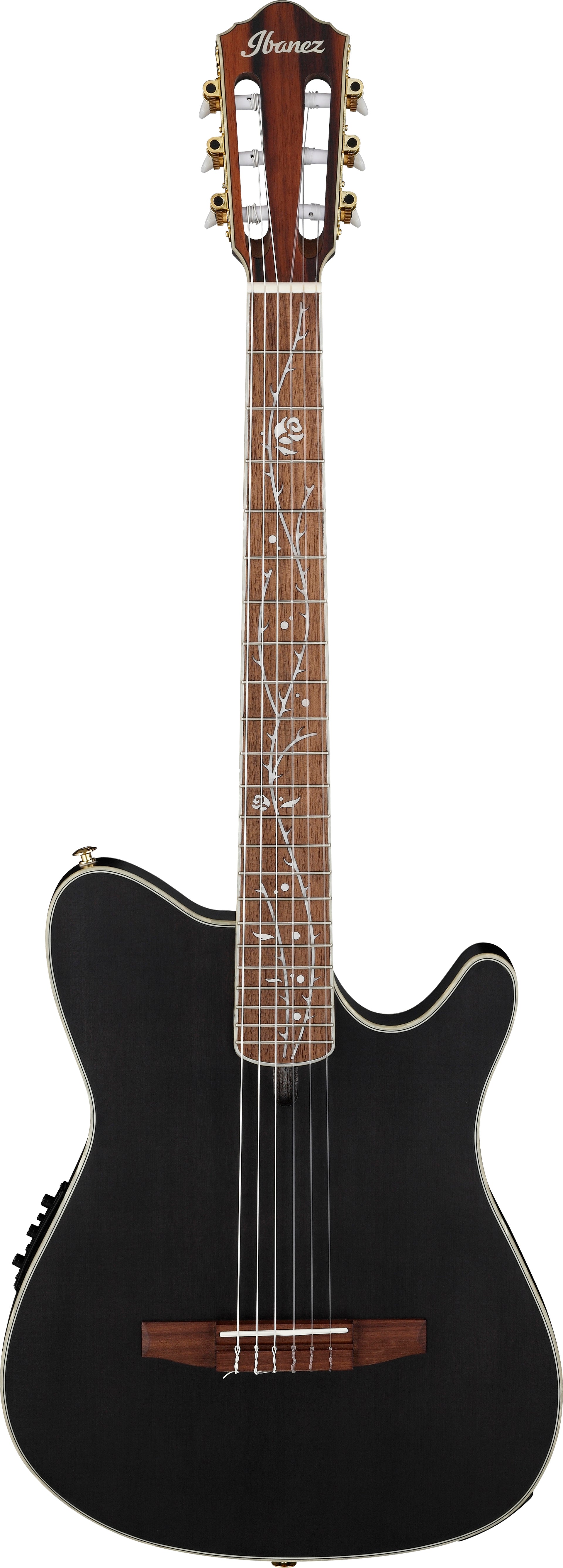 Ibanez TOD10N Tim Henson Signature Nylon Acoustic-Electric Guitar - Black