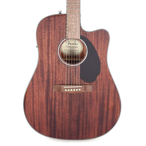 Fender CD-60SCE All Mahogany Acoustic Guitar - Natural