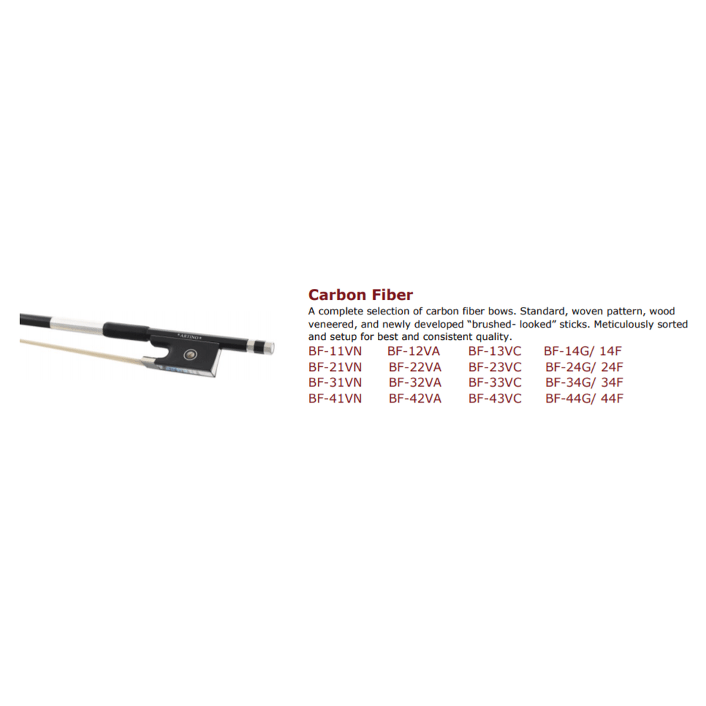 Otto Musica Artino Carbon Fiber Full Size Violin Bow (BF-2144)