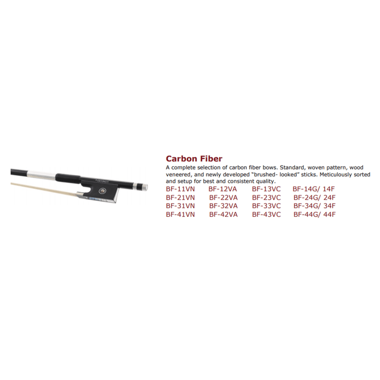 Otto Musica Artino Carbon Fiber Full Size Violin Bow (BF-2144)