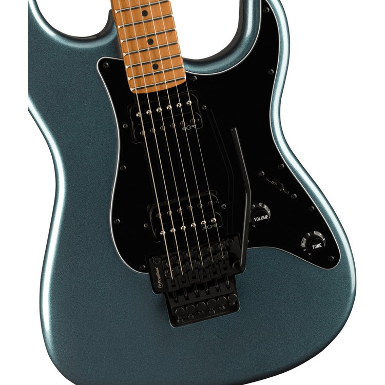 Squier Contemporary Stratocaster HH FR Electric Guitar - Gunmetal Metallic