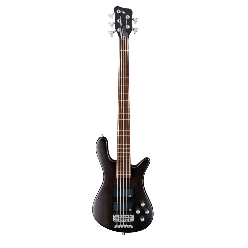 Warwick RockBass Streamer Standard 5 String Bass Guitar - Nirvana Black Transparent Satin