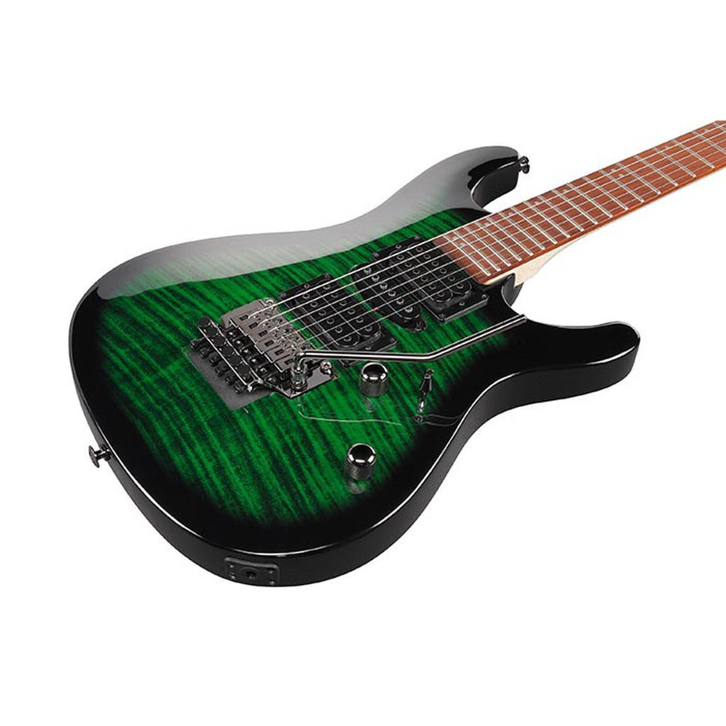 Ibanez Kiko Loureiro Signature KIKOSP3 Electric Guitar - Trans Emerald Burst