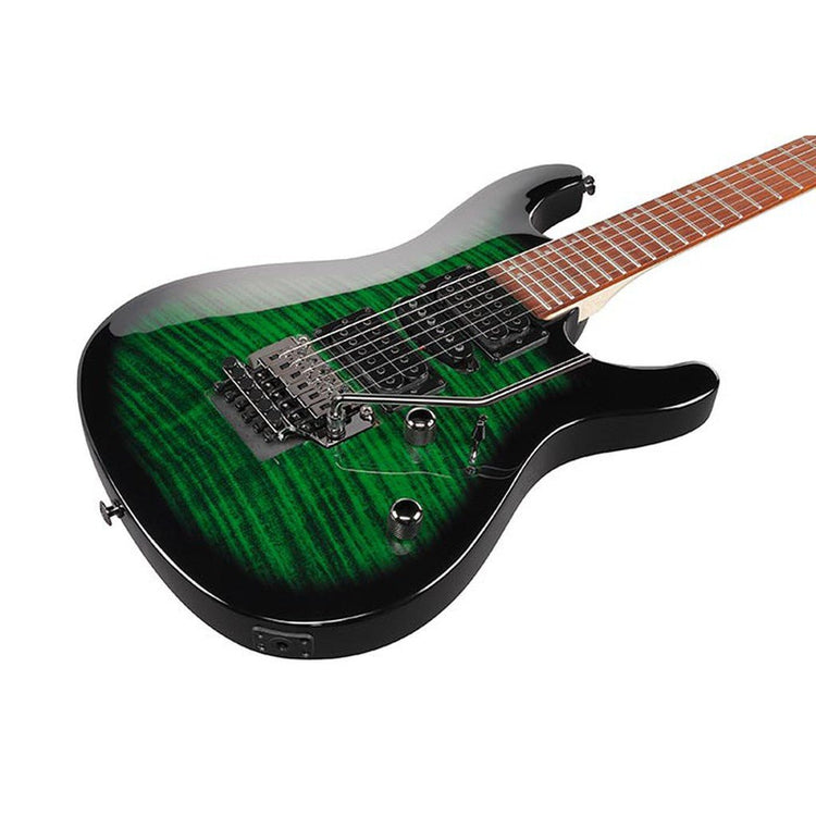 Ibanez Kiko Loureiro Signature KIKOSP3 Electric Guitar - Trans Emerald Burst