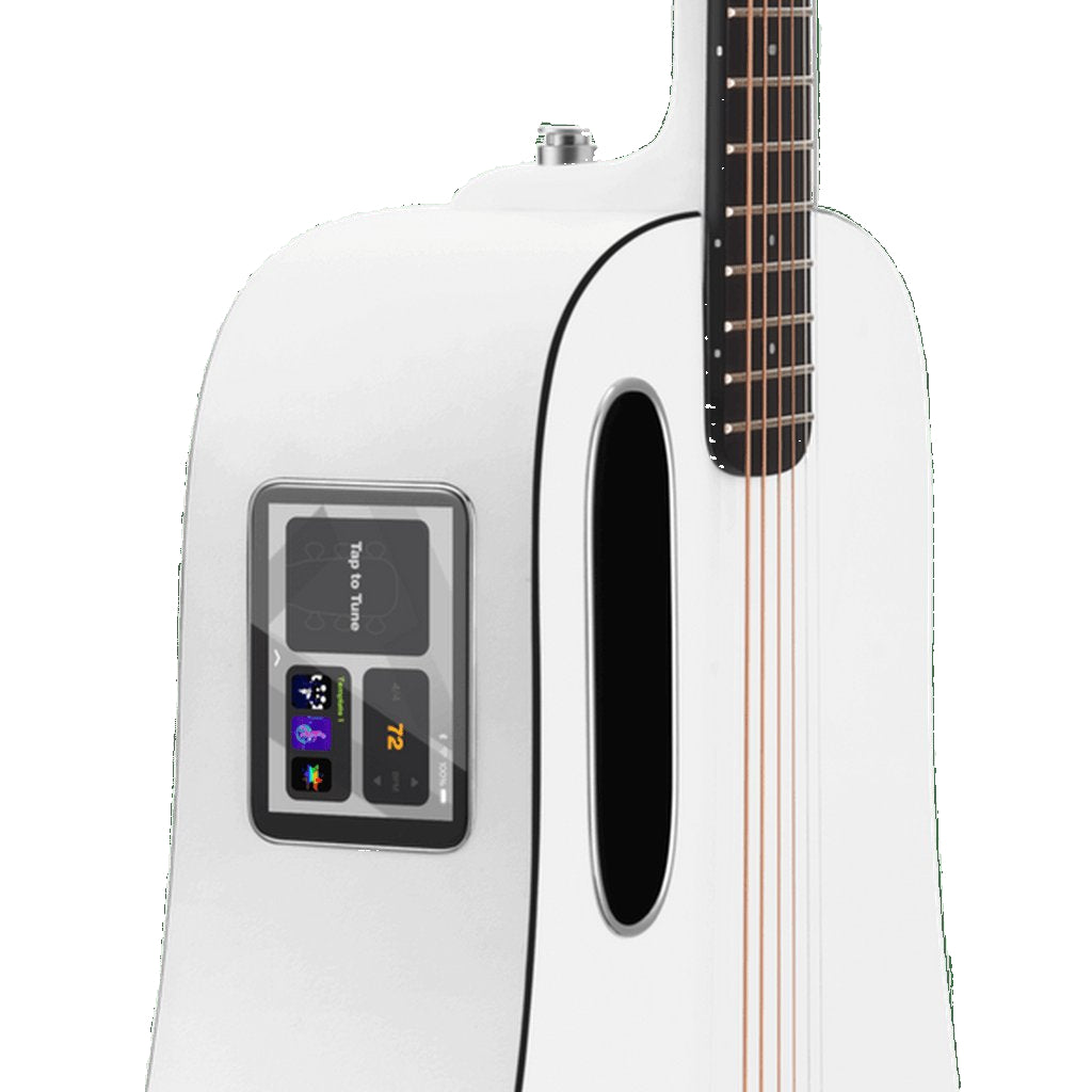 LAVA Music Blue Lava 36" Touchscreen Acoustic Electric Smart Guitar w/ Gig Bag