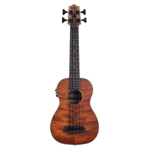 Kala U-Bass Exotic Mahogany Acoustic Electric Bass Guitar - Natural