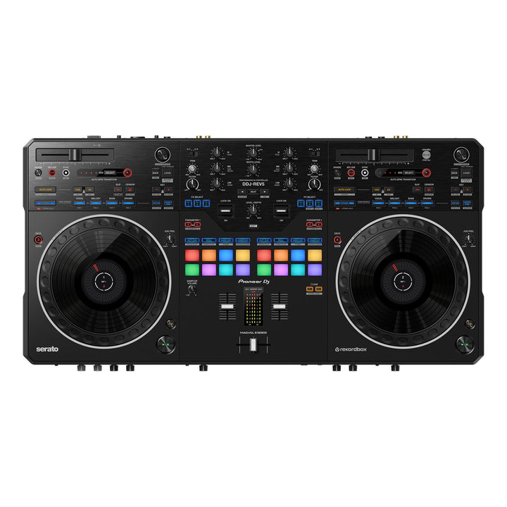 Pioneer DJ DDJ-REV5 4-deck Serato DJ Pro and Rekordbox DJ Controller