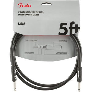 Fender Professional Series Straight to Straight Instrument Cable - 5 foot