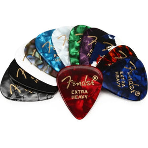 Fender 351 Celluloid Guitar Pick Medley (12-pack)
