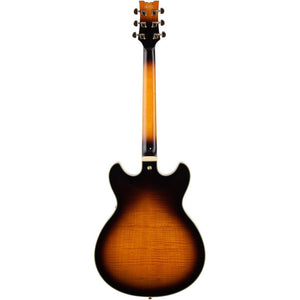 Ibanez John Scofield Signature JSM10 Semi-hollowbody Electric Guitar - Vintage Yellow Sunburst