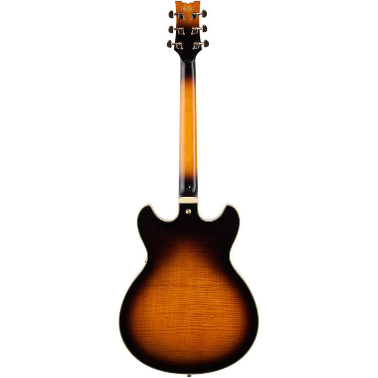 Ibanez John Scofield Signature JSM10 Semi-hollowbody Electric Guitar - Vintage Yellow Sunburst