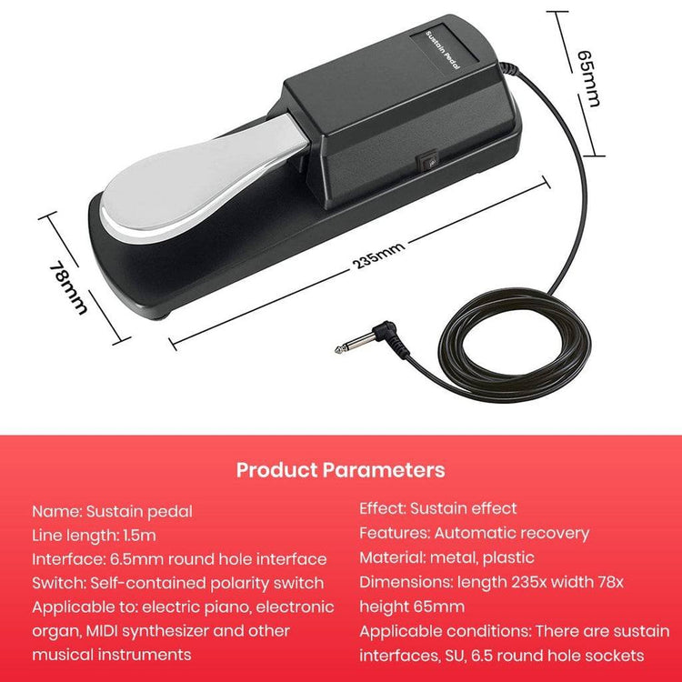 Universal Piano Sustain Pedal