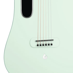 LAVA Music Blue Lava 36" Touchscreen Acoustic Electric Smart Guitar w/ Gig Bag