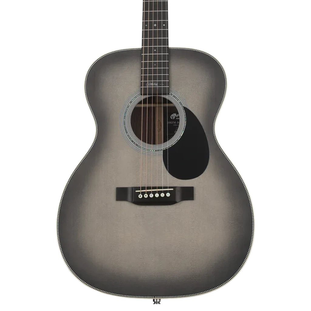 Martin OMJM John Mayer 20th Anniversary Acoustic-Electric Guitar - Platinum Gray Burst