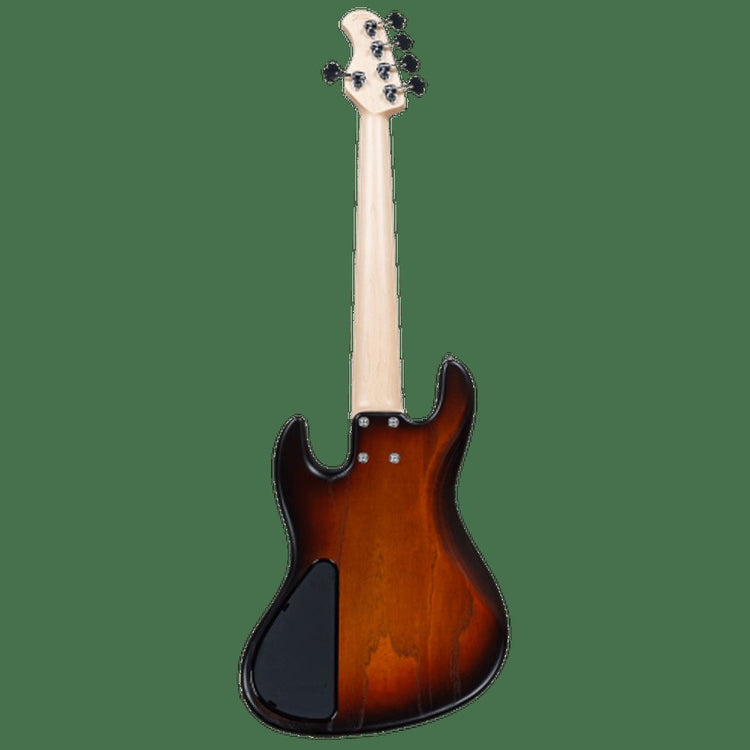 Sadowsky MetroLine 21-Fret Vintage J/J Swamp Ash Body 5-String Bass Guitar - Almond Sunburst Transparent Satin