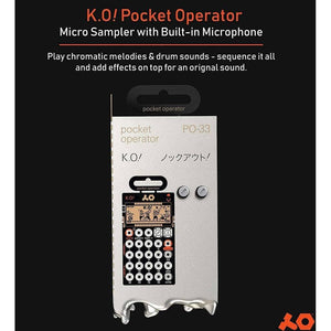 Teenage Engineering PO-33 Pocket Operator KO Sampler/Sequencer