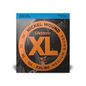 D'Addario XL Nickel Wound Bass Guitar Strings