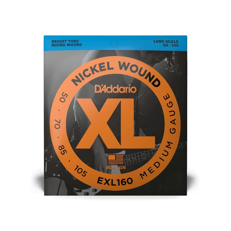 D'Addario XL Nickel Wound Bass Guitar Strings