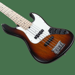Sadowsky MetroLine 21-Fret Vintage J/J Swamp Ash Body 5-String Bass Guitar - Almond Sunburst Transparent Satin