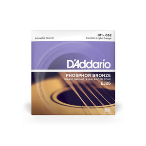 D’Addario PHOSPHOR BRONZE ACOUSTIC GUITAR STRINGS