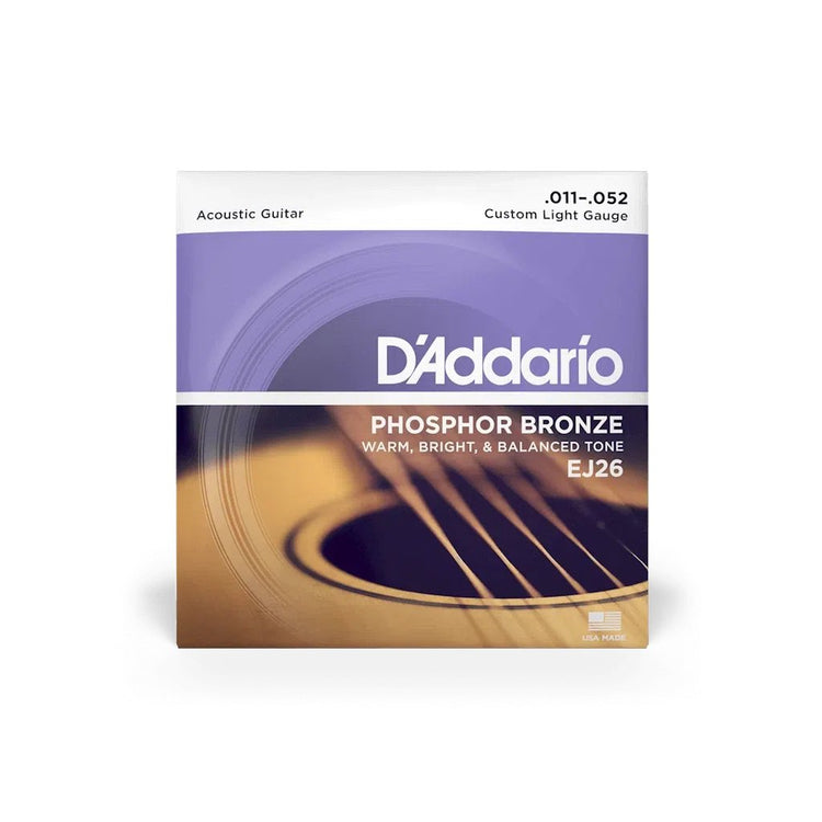 D’Addario PHOSPHOR BRONZE ACOUSTIC GUITAR STRINGS