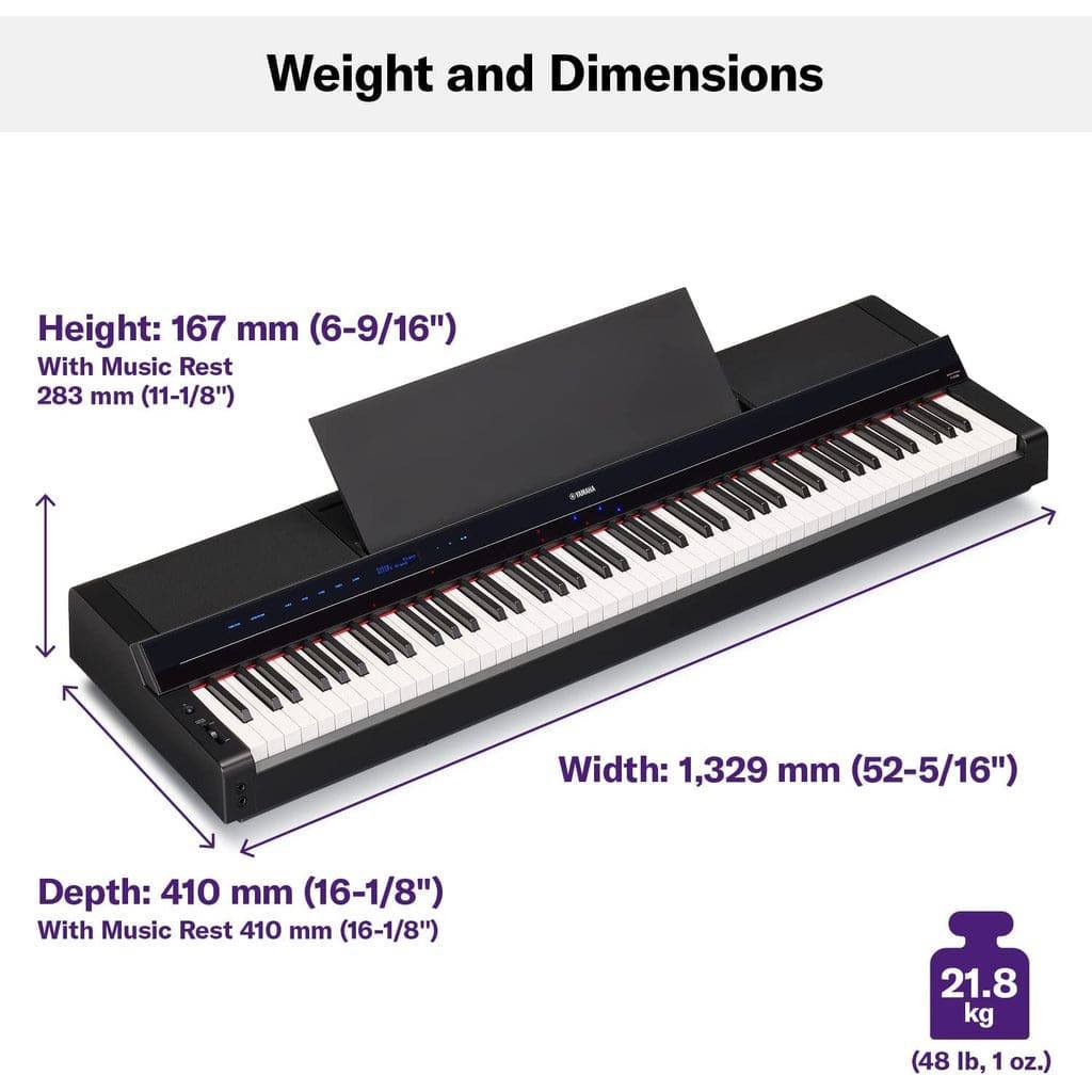 Yamaha PS500 88-key Smart Digital Piano - Black
