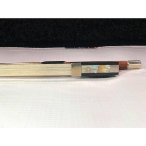Otto Musica BFD115A44 *ARTINO* (Made in GERMANY) silver Pernambuco violin bow, octagonal, plain frog