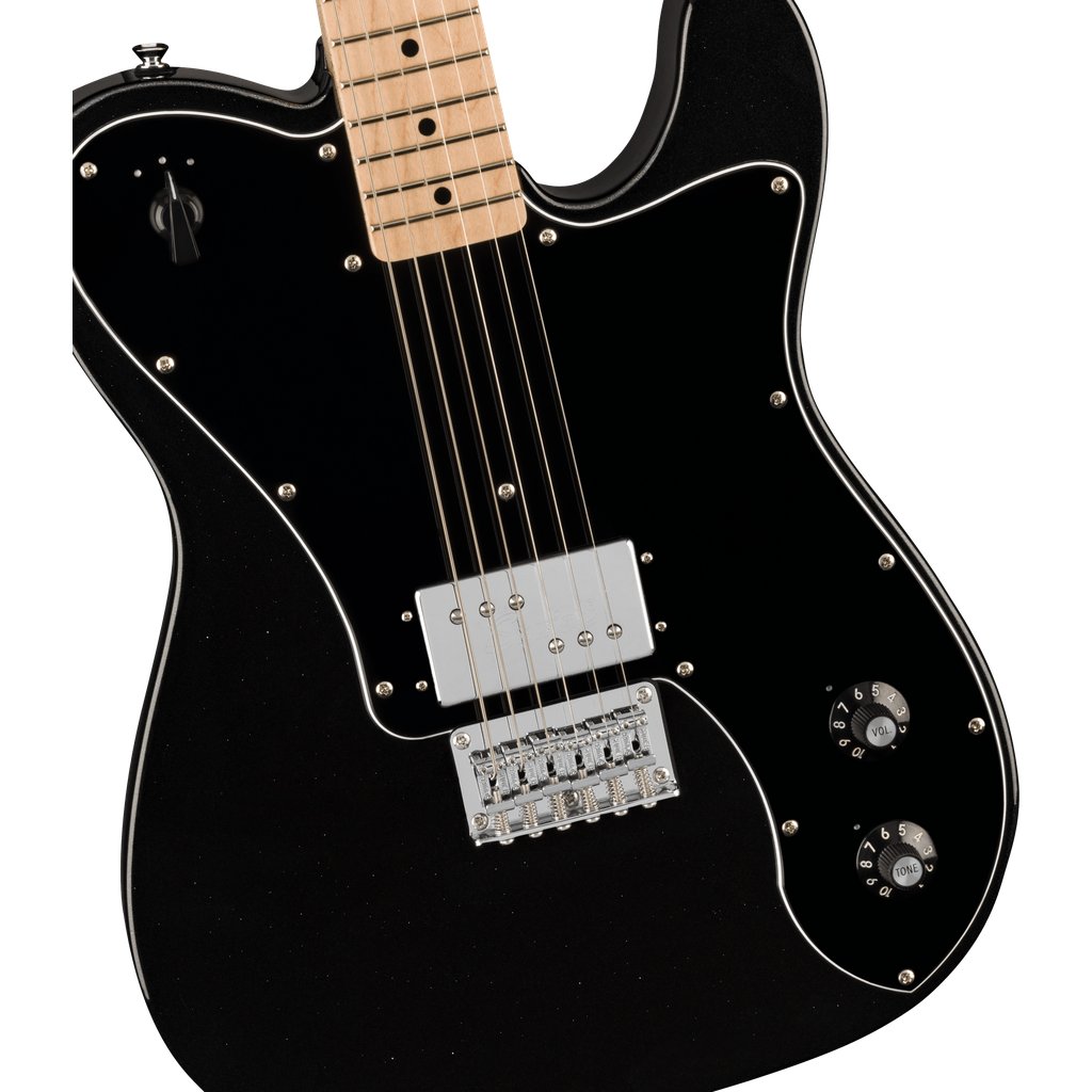 Squier Paranormal Esquire Deluxe Solidbody Electric Guitar - Metallic Black