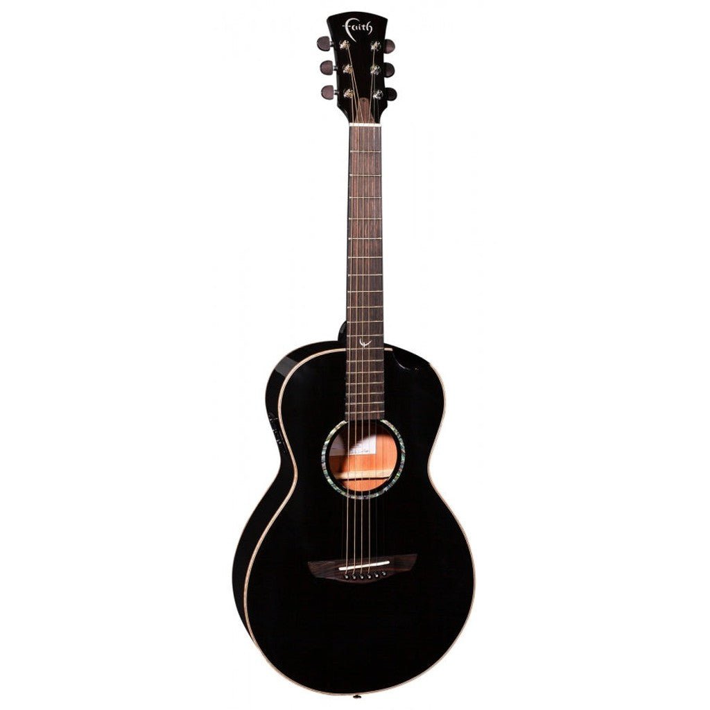 Faith FECM Eclipse Mercury Electro Scoop Parlor Acoustic Electric Guitar