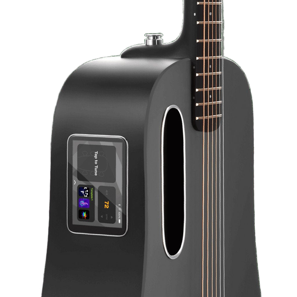 LAVA Music Blue Lava 36" Touchscreen Acoustic Electric Smart Guitar w/ Gig Bag