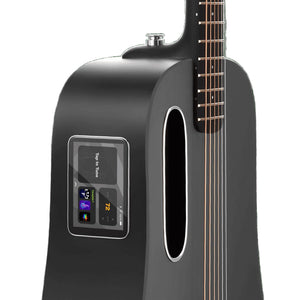 LAVA Music Blue Lava 36" Touchscreen Acoustic Electric Smart Guitar w/ Gig Bag