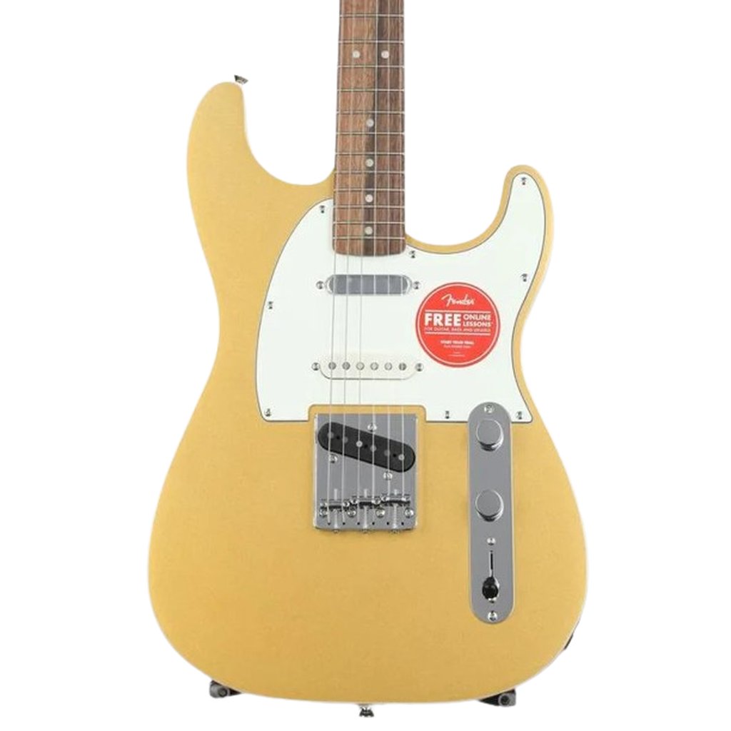 Squier Paranormal Custom Nashville Stratocaster Electric Guitar - Aztec Gold