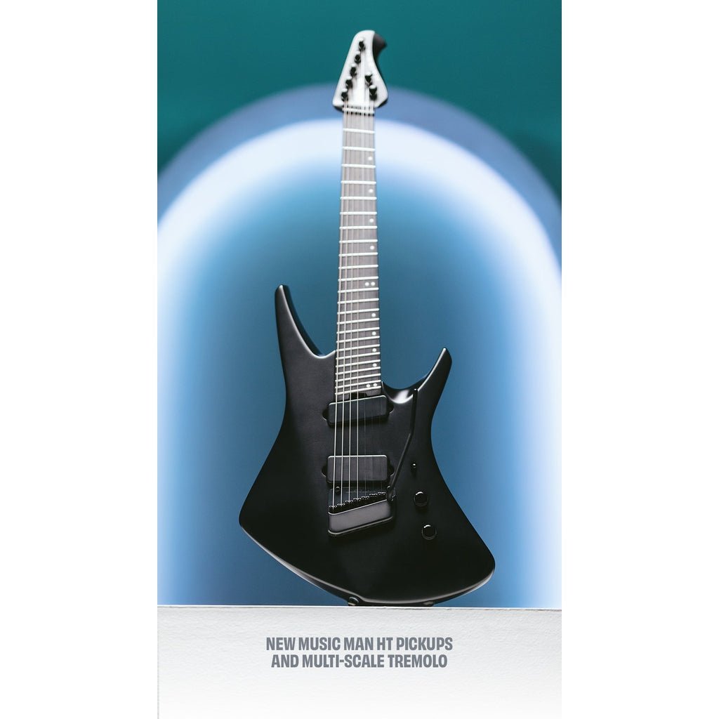Ernie Ball Music Man Kaizen 7-string Tosin Abasi signature Electric Guitar - Apollo Black