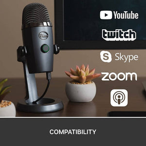 Blue Microphones Yeti Nano USB Condenser Microphone with 4 Polar Patterns