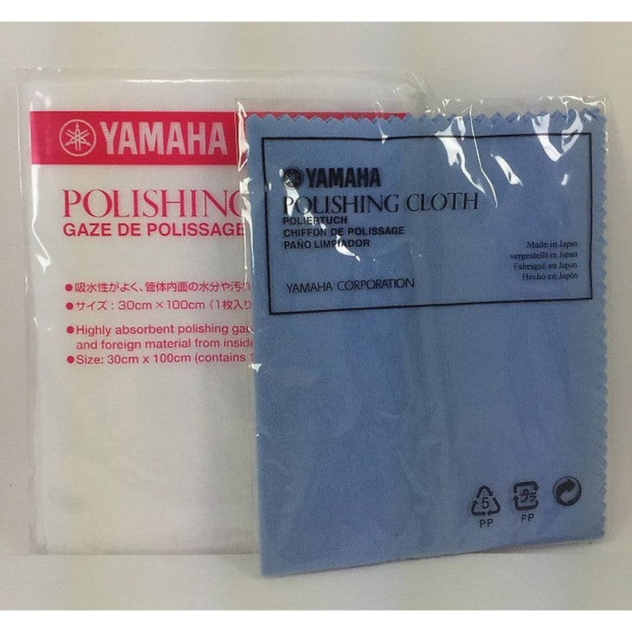 Yamaha Polishing Cloth, Gauze Cloth, Rod Combo