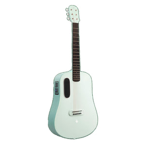 LAVA Music Blue Lava 36" Touchscreen Acoustic Electric Smart Guitar w/ Gig Bag
