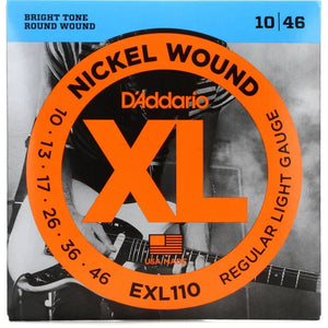 D'Addario XL Nickel Electric Guitar Strings