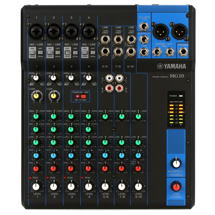 Yamaha MG10 10-channel Analog Mixer