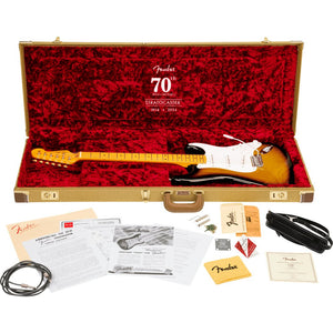 Fender 70th-anniversary American Vintage II 1954 Stratocaster Electric Guitar - 2-color Sunburst
