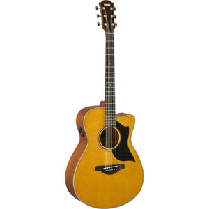 Yamaha AC5M ARE Concert Cutaway Acoustic-Electric Guitar - Vintage Natural
