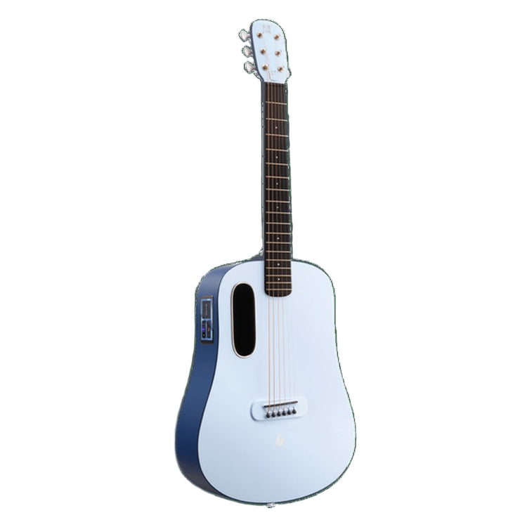 LAVA Music Blue Lava 36" Touchscreen Acoustic Electric Smart Guitar w/ Gig Bag