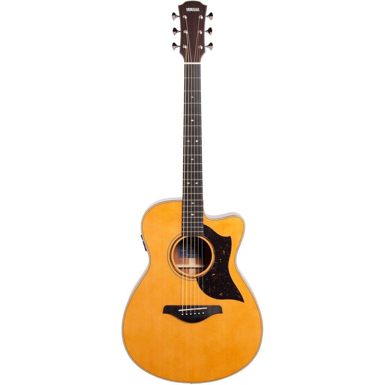 Yamaha AC5M ARE Concert Cutaway Acoustic-Electric Guitar - Vintage Natural