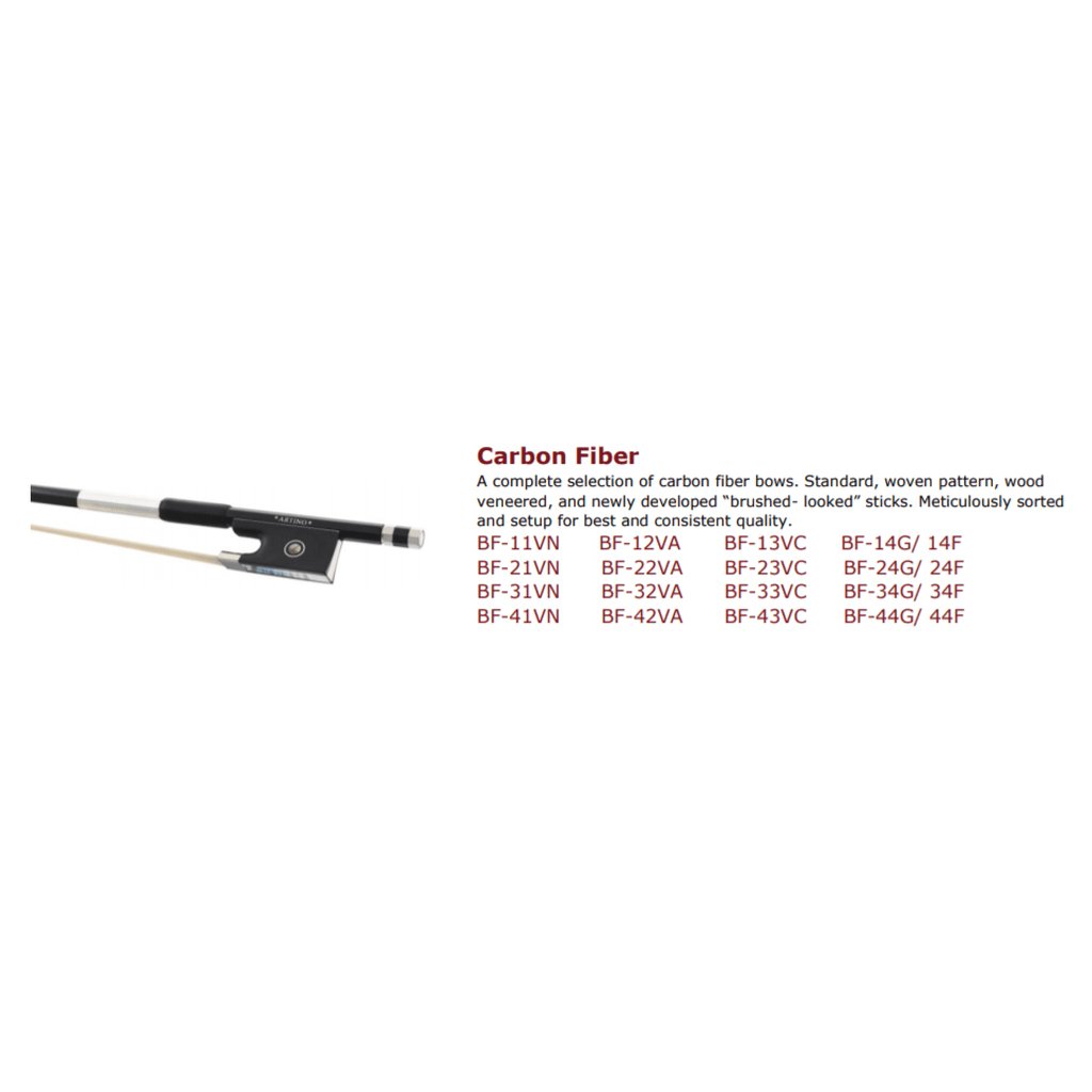 Otto Musica Artino Carbon Fiber Full Size Violin Bow (BF-2144)