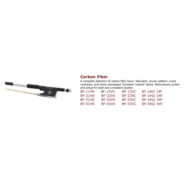 Otto Musica Artino Carbon Fiber Full Size Violin Bow (BF-2144)